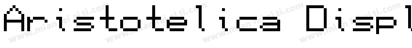Aristotelica Display Trial DemiBold字体转换